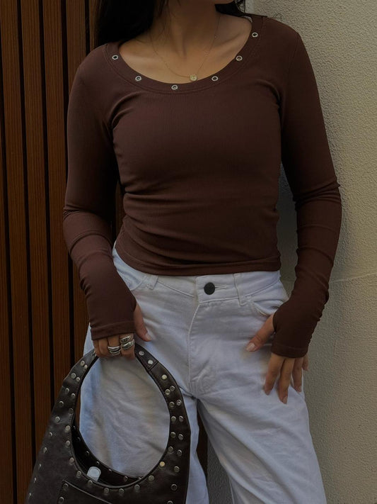 Brown Cocoa Top