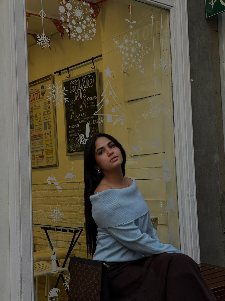 Blue Luma Top
