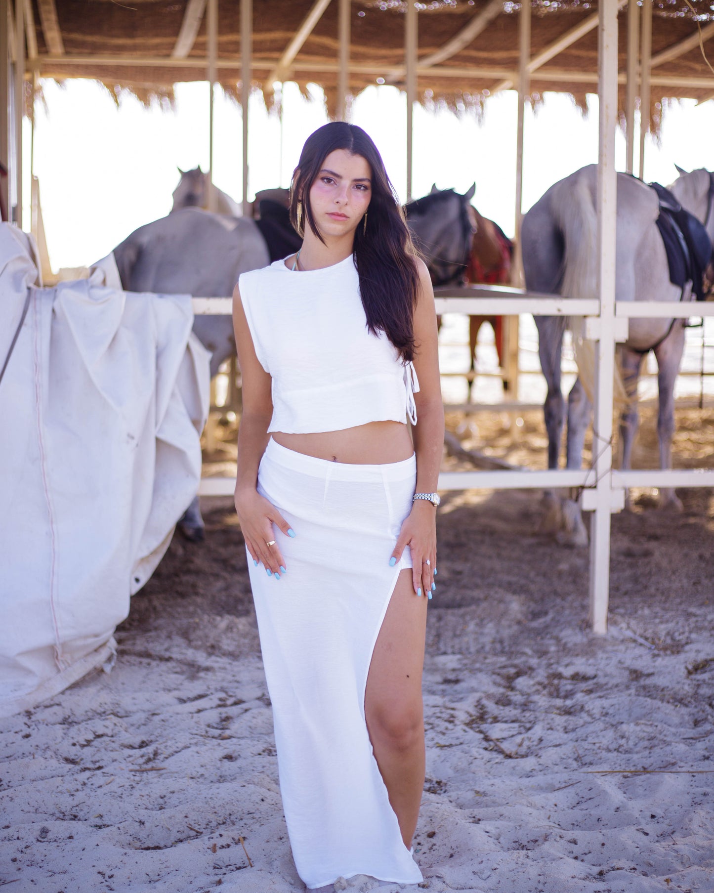 Linen Skirt