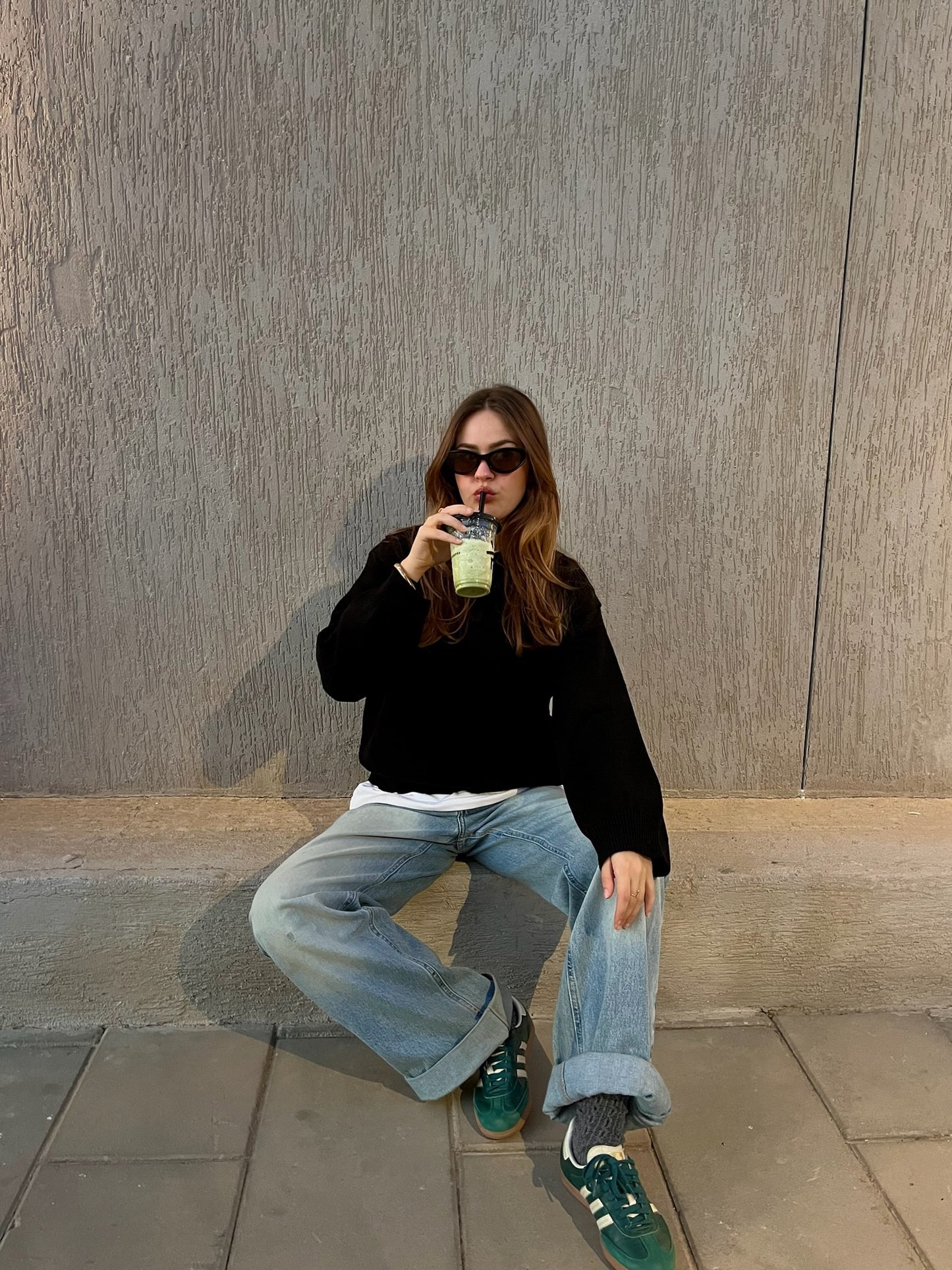 Black Knit Pullover