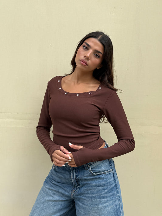 Brown Cocoa Top