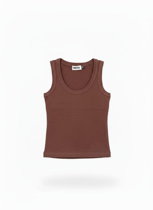 Brown Tank Top