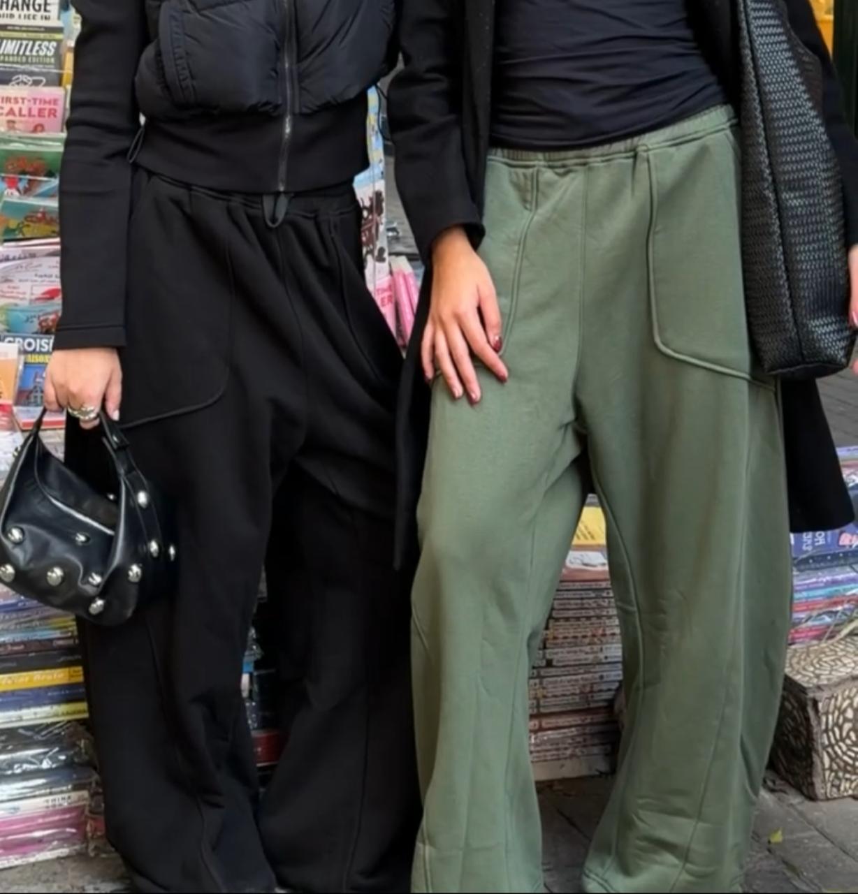 Olive Cloud Pants