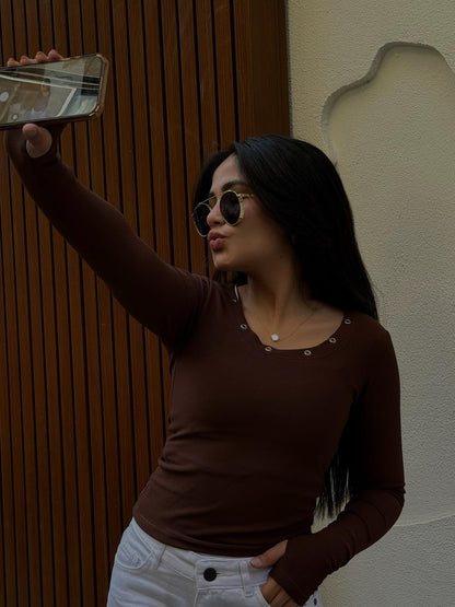 Brown Cocoa Top