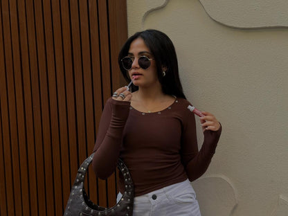 Brown Cocoa Top
