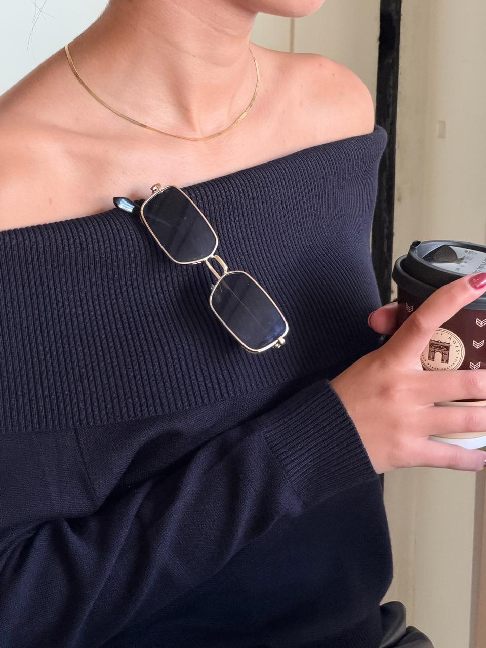 Black Luma Top
