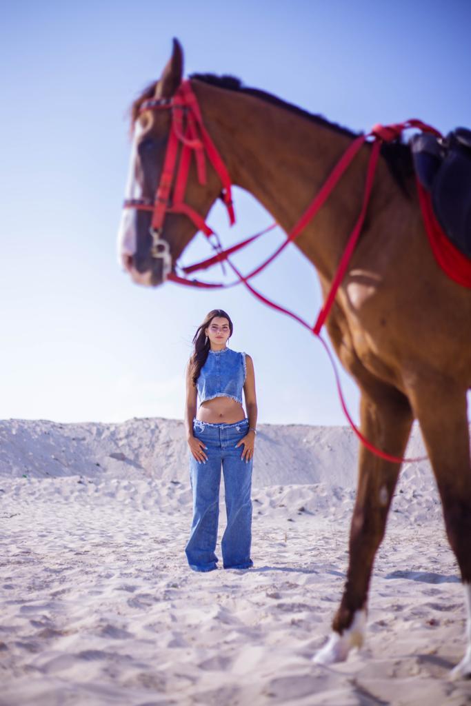 Maria denim pants